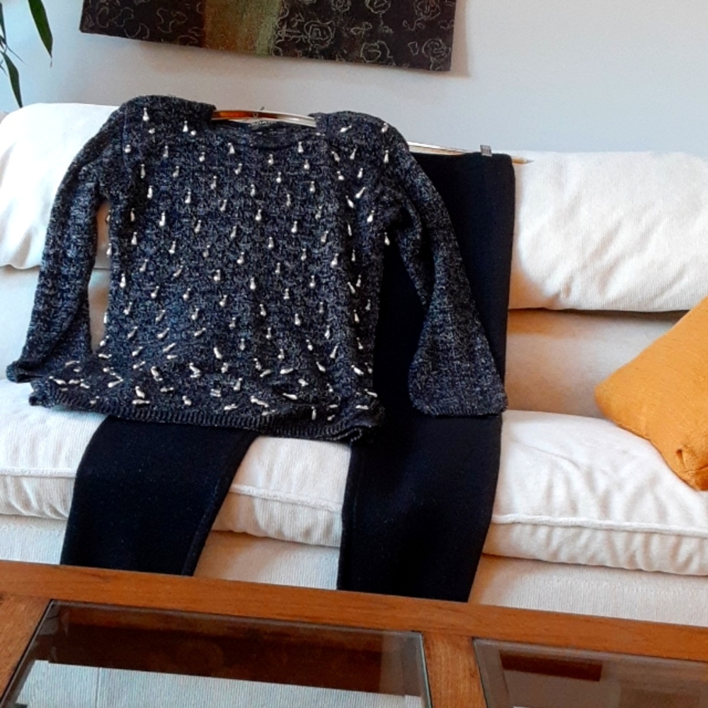 Vintage Holiday Pant and sweater outfit